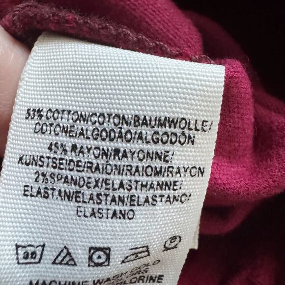 Free People Retro Velvet High Waist Mini Skirt 28 6 Burgundy Romantic Whimsigoth - Picture 6 of 14